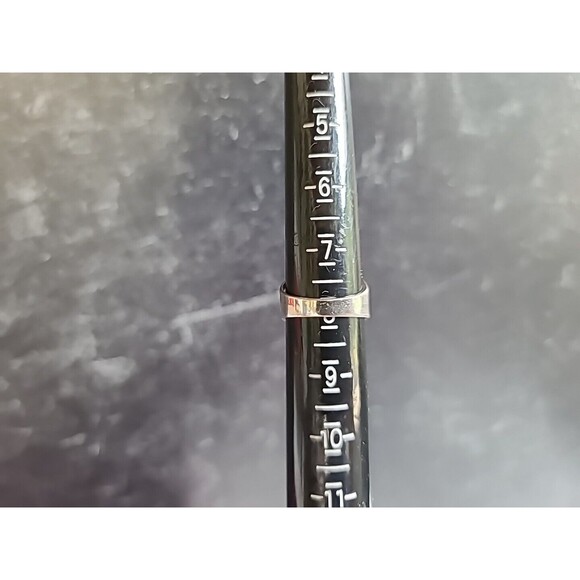 18KTHGE Rhinestone Cocktail Ring Vintage, READ, FAIR CONDITION, Size US  8 - Picture 6 of 10